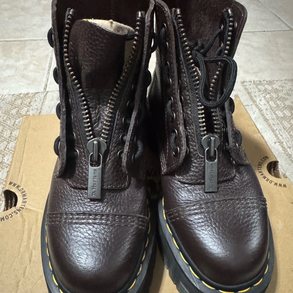Dr. Martens Sinclair Brown Leather Boots